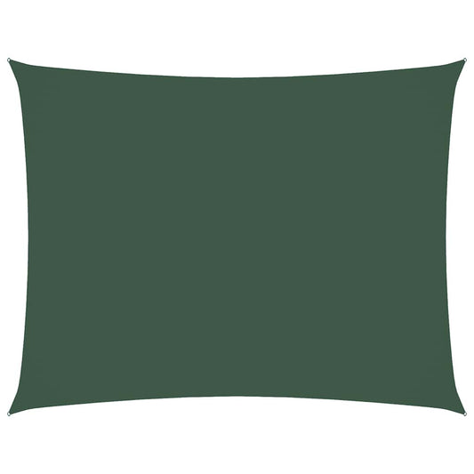 Sunshade Sail Oxford Fabric Rectangular 4x5 m Dark Green