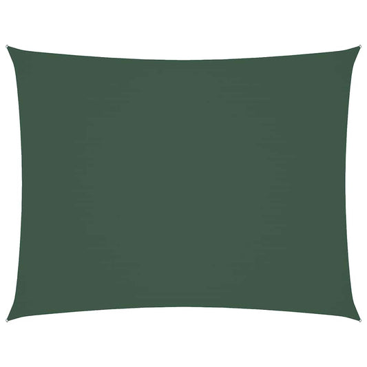 Sunshade Sail Oxford Fabric Rectangular 5x6 m Dark Green
