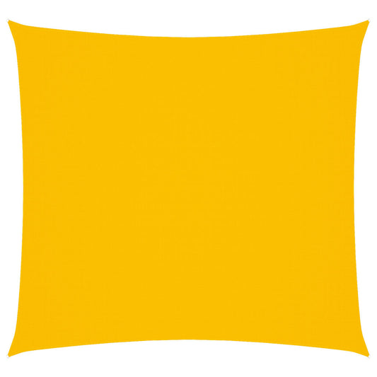 Sunshade Sail Oxford Fabric Square 4x4 m Yellow