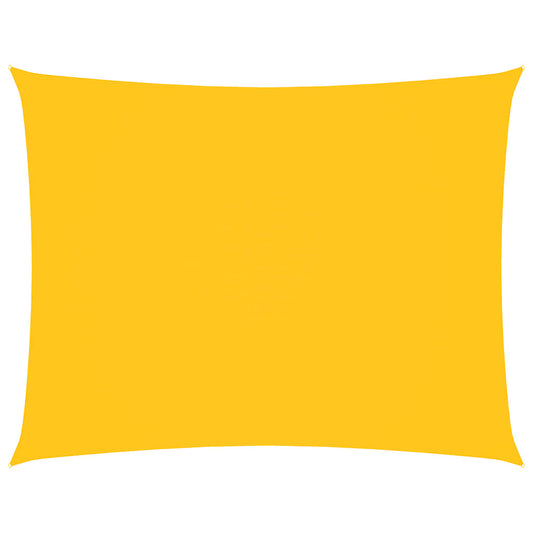 Sunshade Sail Oxford Fabric Rectangular 4x6 m Yellow