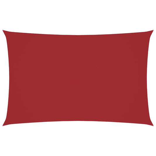 Sunshade Sail Oxford Fabric Rectangular 2x5 m Red