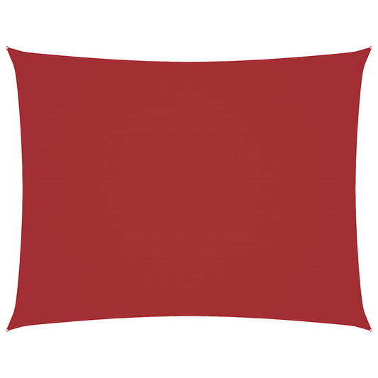 Sunshade Sail Oxford Fabric Rectangular 3x4.5 m Red