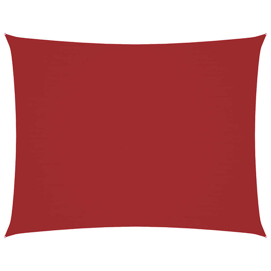 Sunshade Sail Oxford Fabric Rectangular 3.5x5 m Red