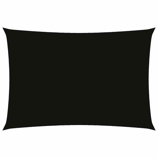 Sunshade Sail Oxford Fabric Rectangular 3x5 m Black