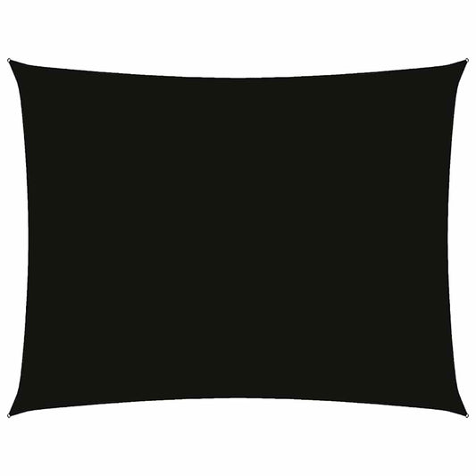 Sunshade Sail Oxford Fabric Rectangular 3.5x5 m Black