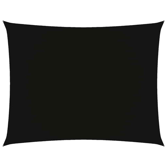 Sunshade Sail Oxford Fabric Rectangular 5x6 m Black