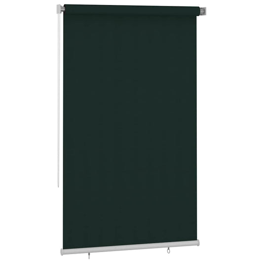 312826 vidaXL Outdoor Roller Blind 140x230 cm Dark Green HDPE