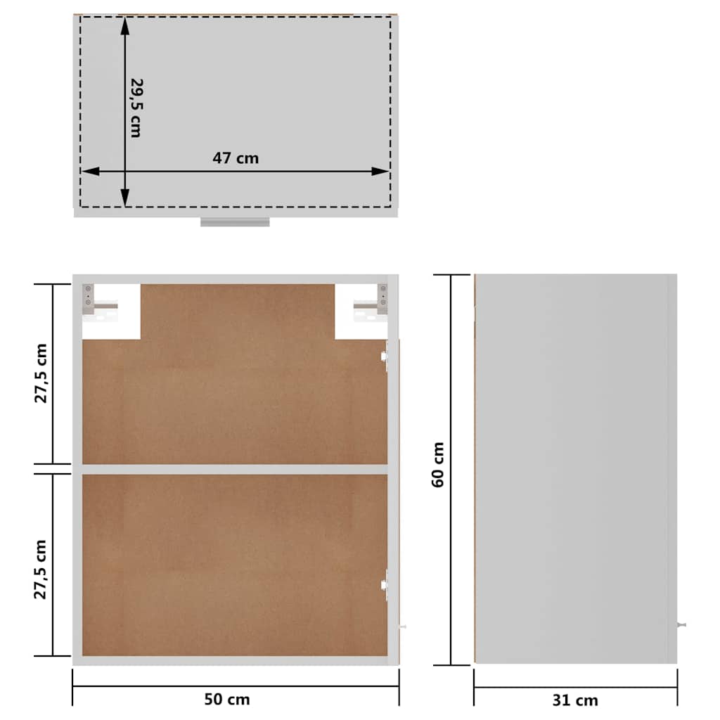 Hanging Cabinet | White | Engineered wood | Medium | Hanging Cabinet