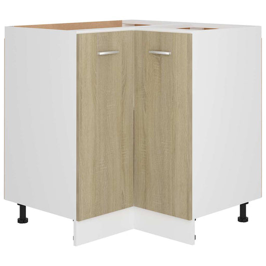 Corner Bottom Cabinet | Sonoma oak | Engineered wood