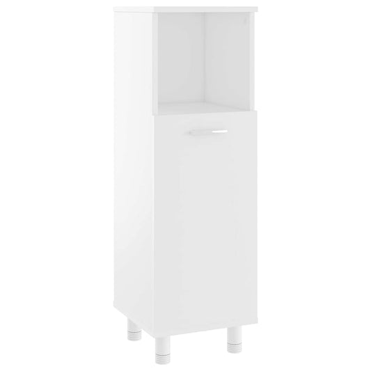 Bathroom Cabinet | White | Engineered wood | 30 x 30 x 95 cm