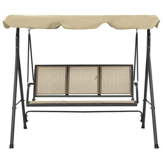 Garden Swing Chair | Anthracite and Sand | Steel | Large | Durable