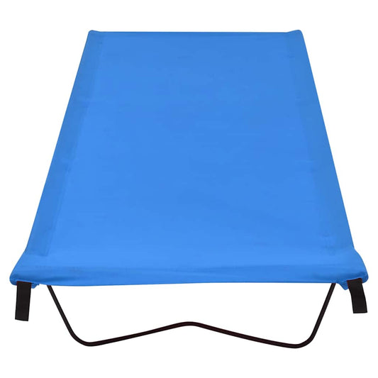 Camping Bed | Blue | 600D Oxford fabric, Steel | Single | Foldable