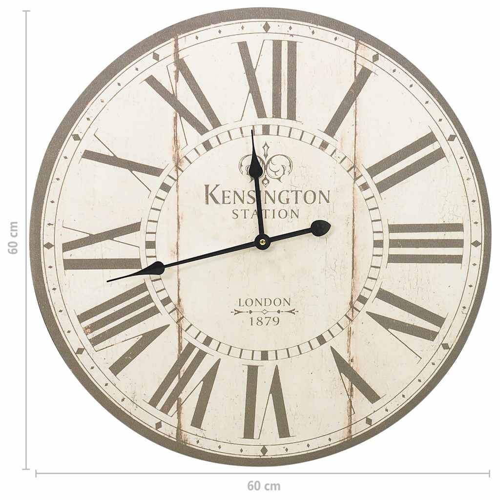 Wall Clock | Multicolour | MDF | Giant | Classic/Traditional | Wall Clock