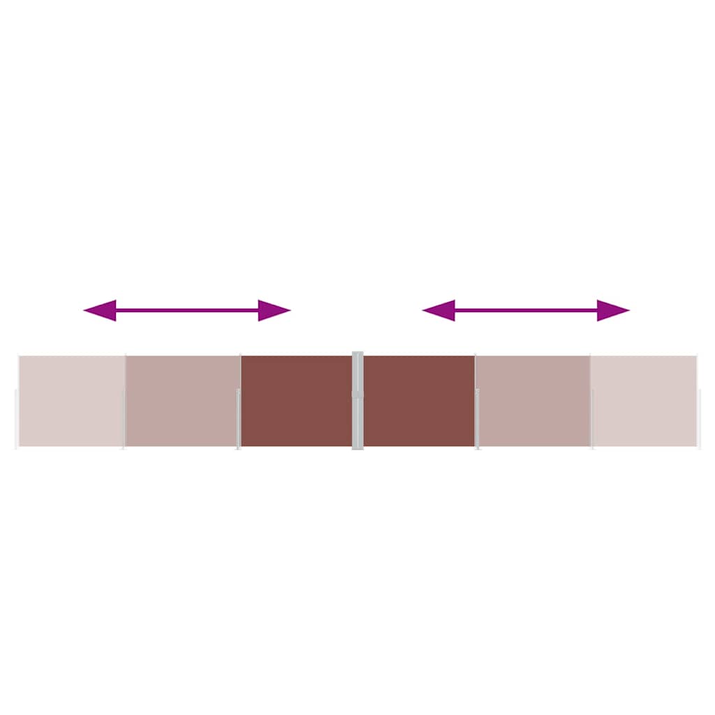 Side Awning | Brown and grey