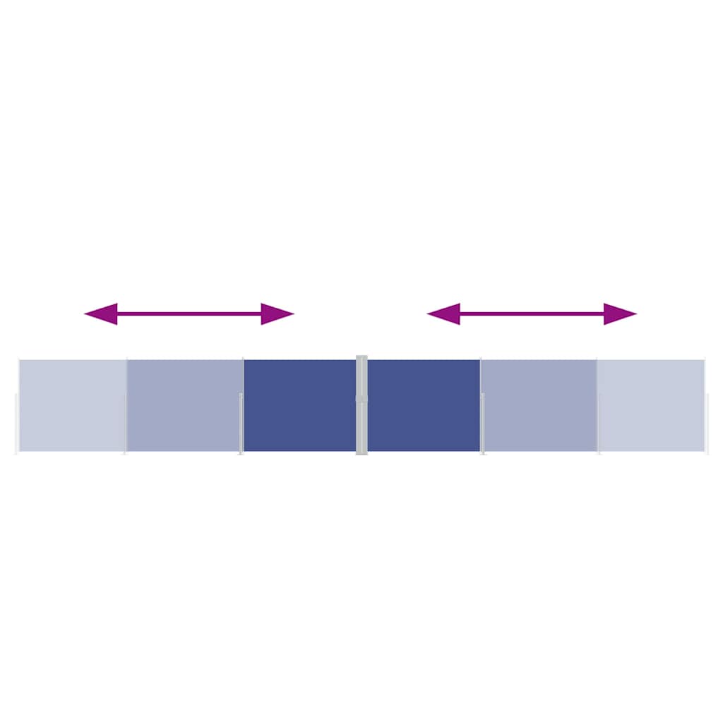 Side Awning | Blue and Grey