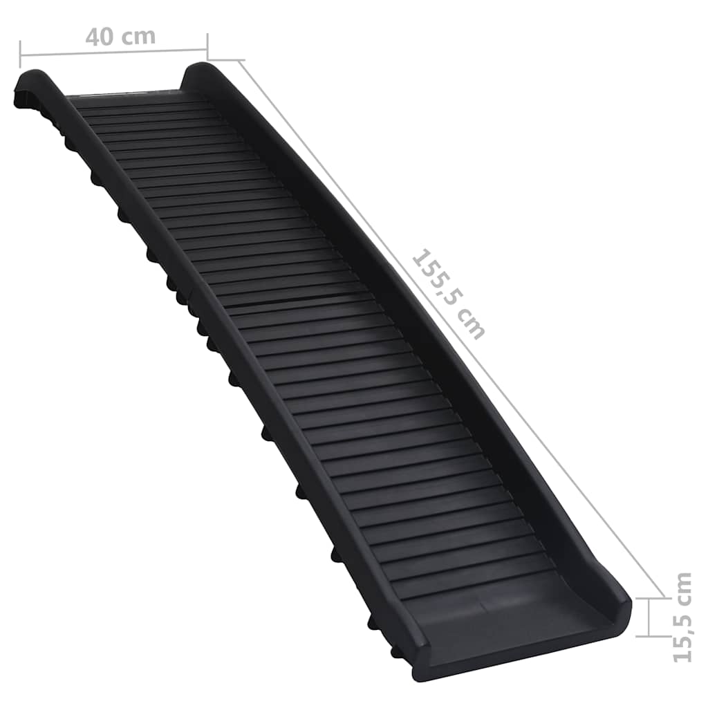 Dog Ramp | Black | Polypropylene | Medium | Foldable | Dog Ramp
