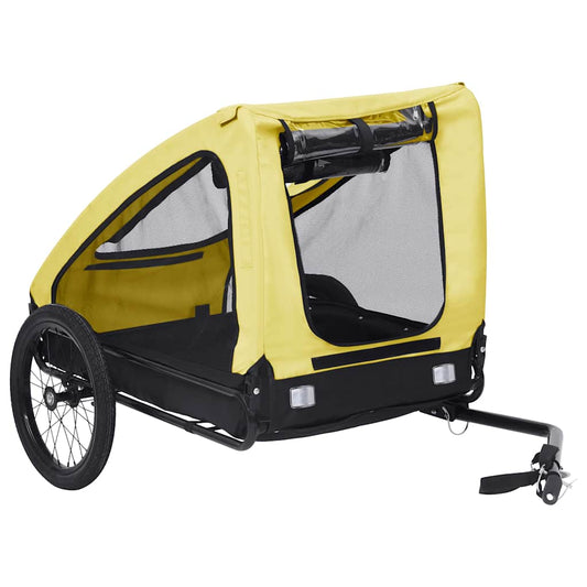 Pet Bike Trailer | Yellow and black
