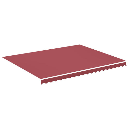 Awning Replacement Fabric Burgundy Red 450x350 cm Polyester