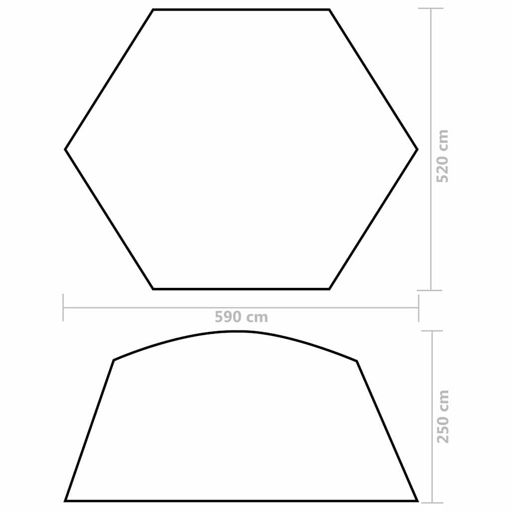 Pool Tent | Green | Polyester fabric with PA coating, steel