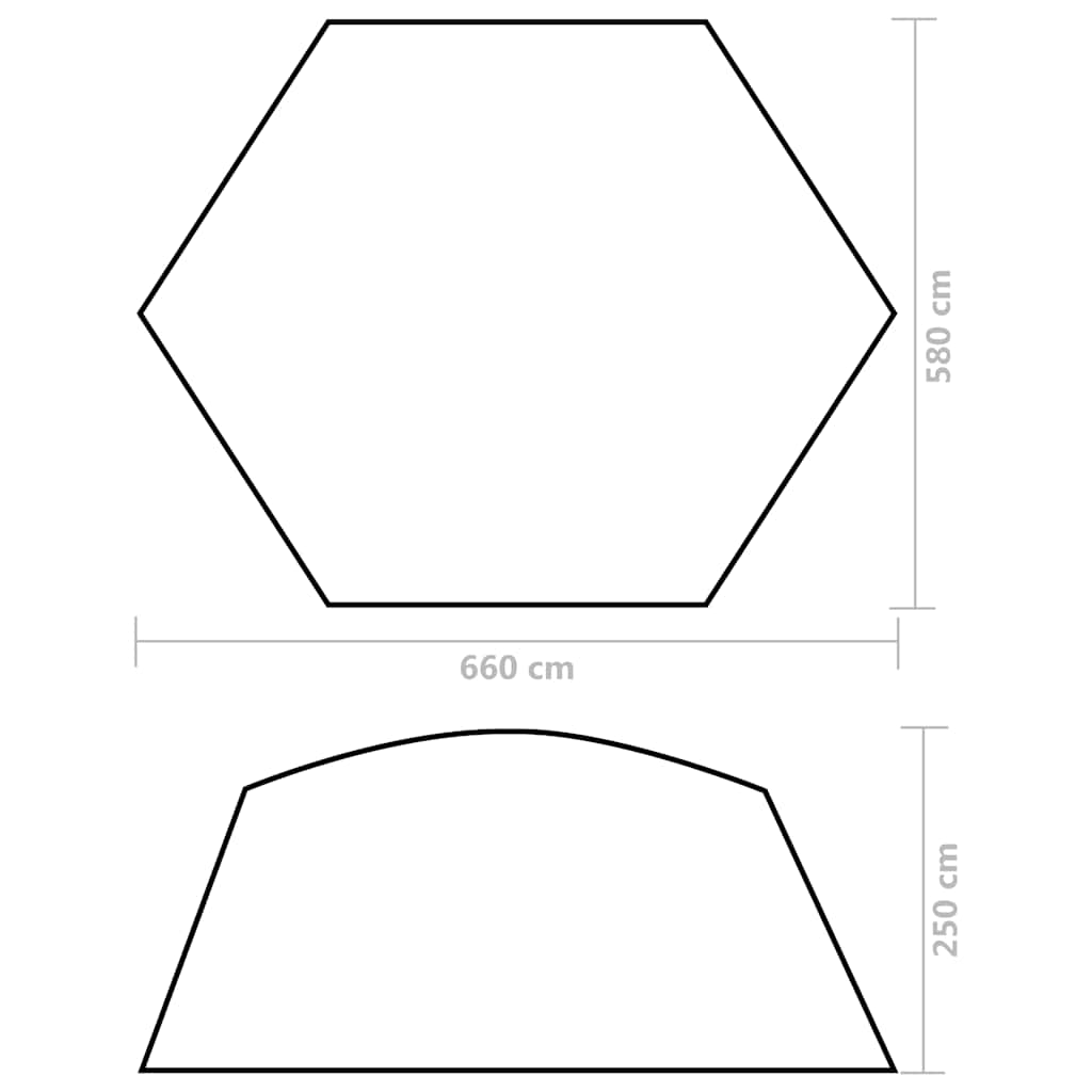 Pool Tent | Yellow | Polyester with PA Coating, Steel | Large