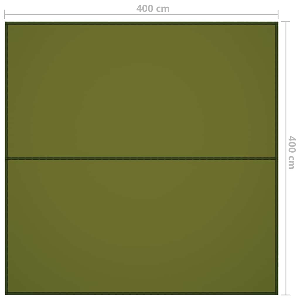 Outdoor Tarp 4x4 m Green