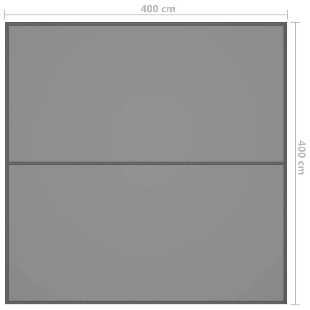Outdoor Tarp 4x4 m Grey