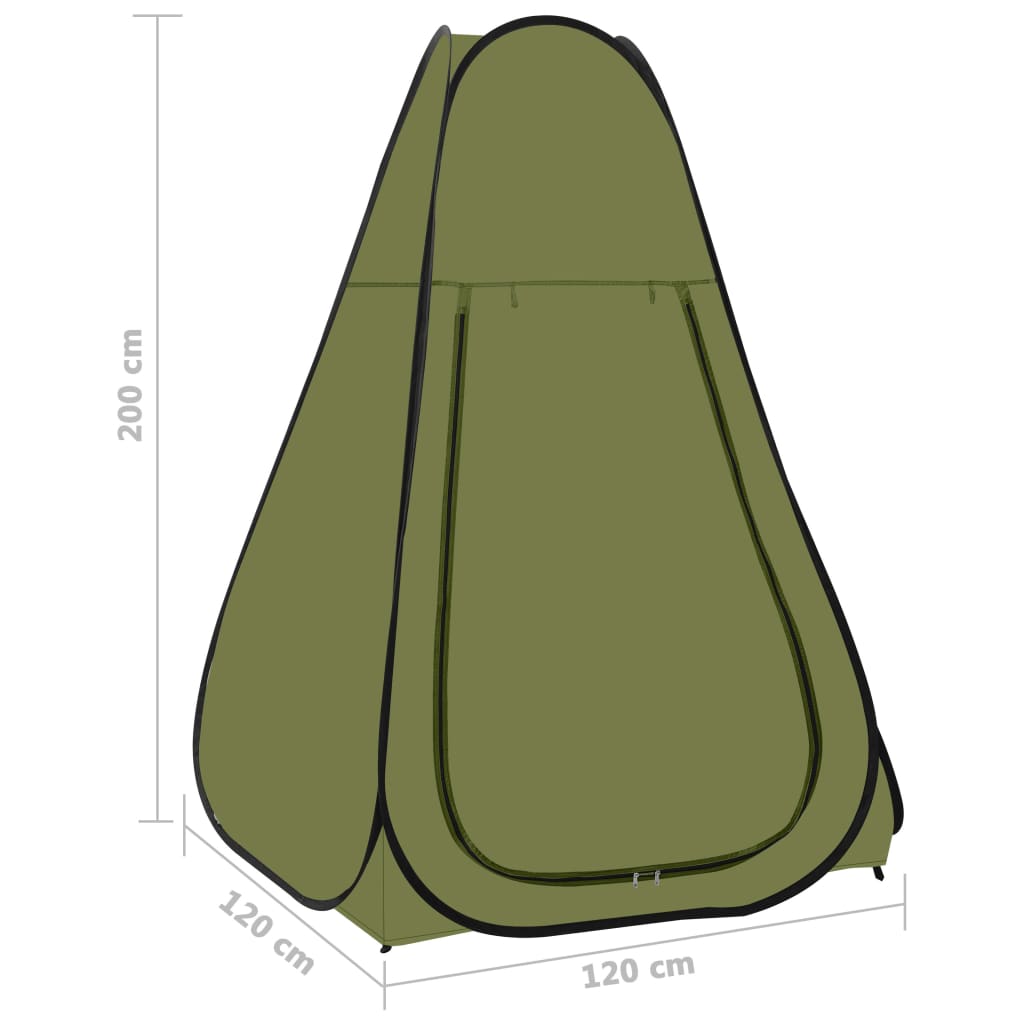 Pop Up Shower Tent Green