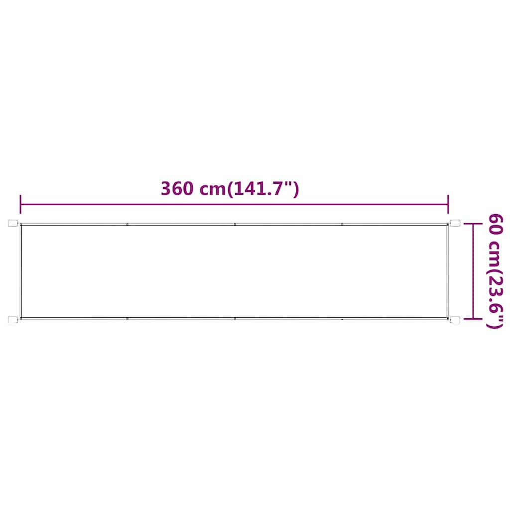 Vertical Awning | Light green | Oxford fabric (100% polyester)