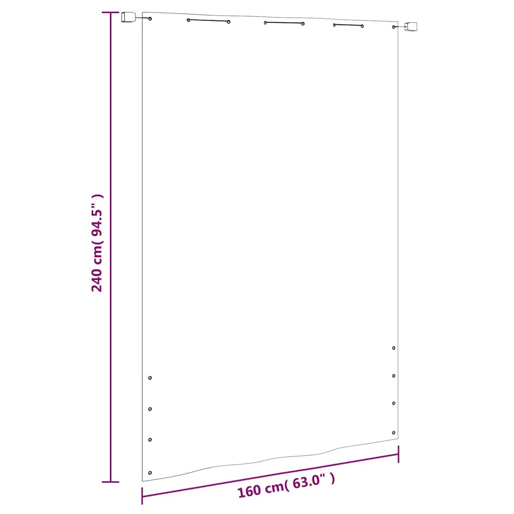 Balcony Screen | Light Green | Oxford Fabric (100% Polyester)