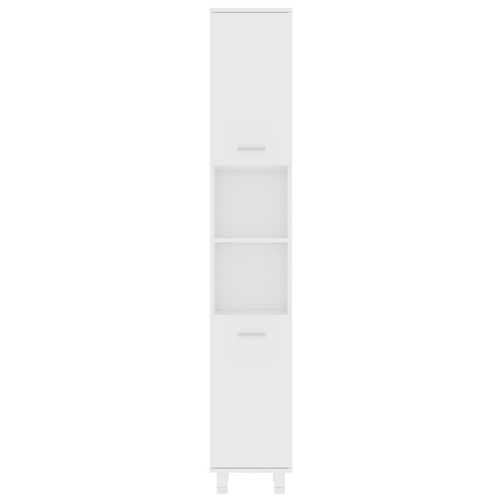 Bathroom Furniture Set | White | Engineered wood | Large | Mirror