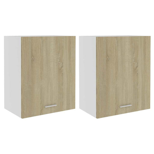 Hanging Cabinet | Set of 2 | Sonoma oak | Engineered wood | Medium