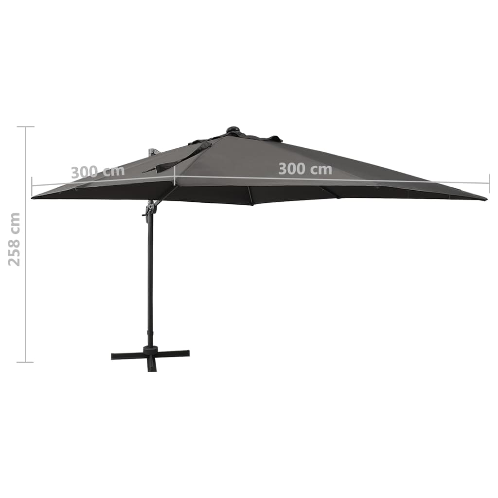 Cantilever Garden Parasol | Anthracite