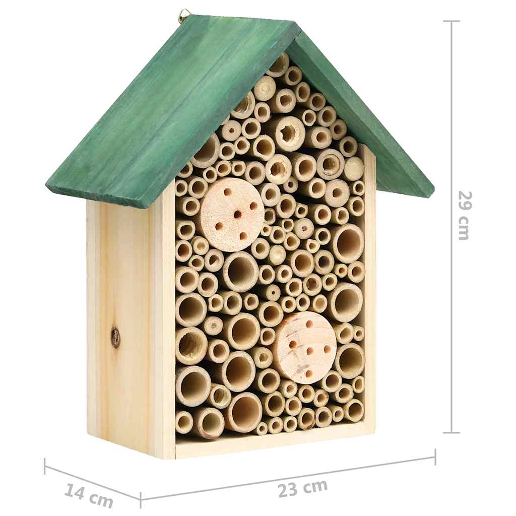Insect Hotel | Natural wood | Solid firwood | Insect Hotel | Rectangular