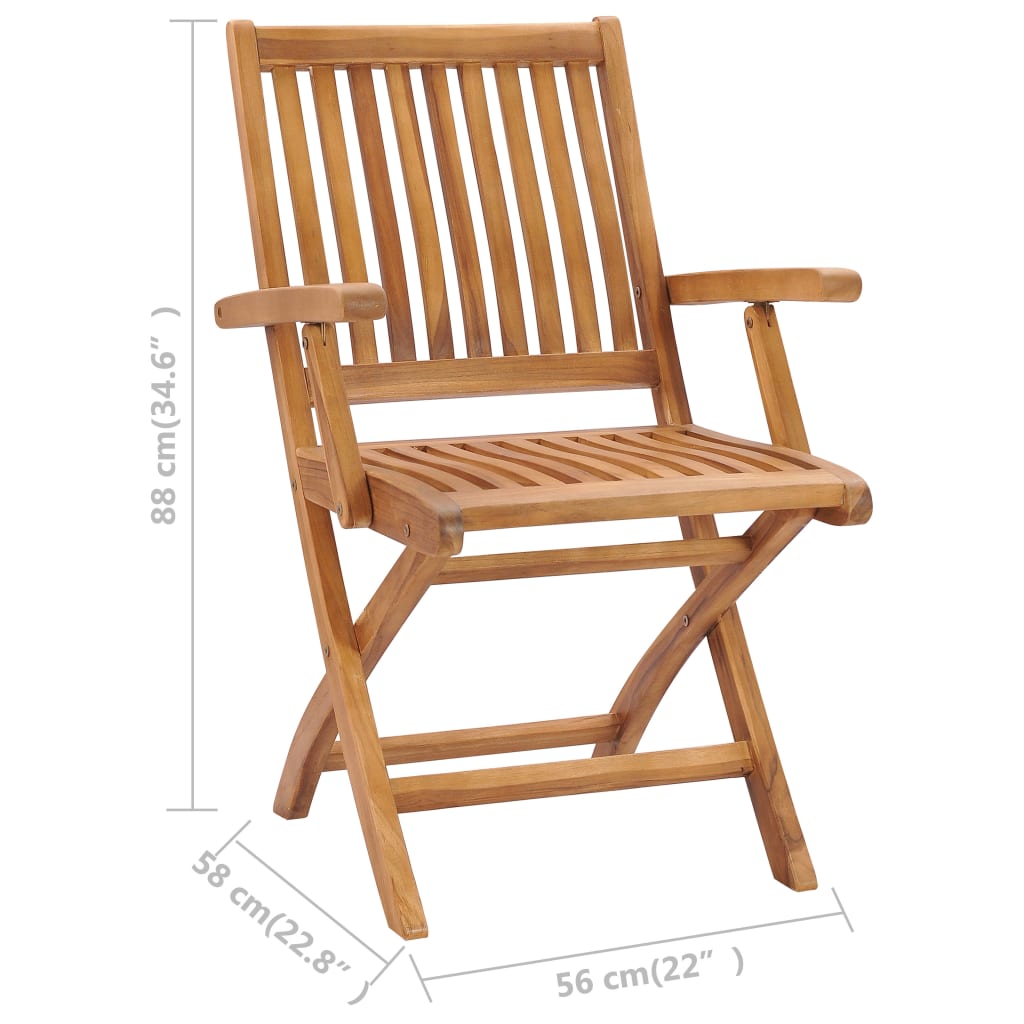Garden Chair | Set of 2 | Teak