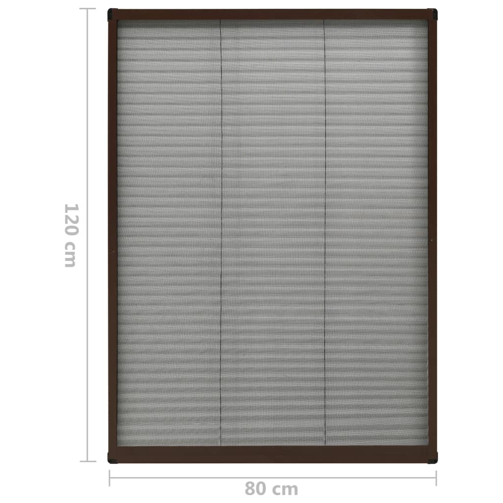 Window Screen | Brown, Black | Aluminium, Fibreglass | 80 x 120 cm