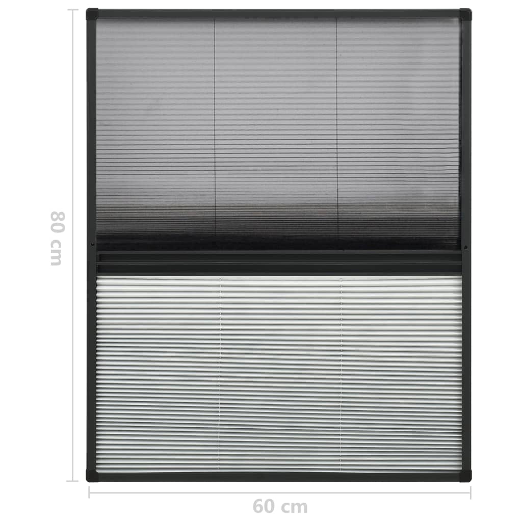 Window Screen | Anthracite Frame | Aluminium Frame | 60 x 80 cm