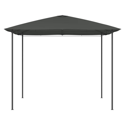 Gazebo | Anthracite | Steel | 3x3 m | Gazebo | Square | Modern