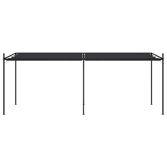 Gazebo with Retractable Roof 600x300x233 cm Anthracite