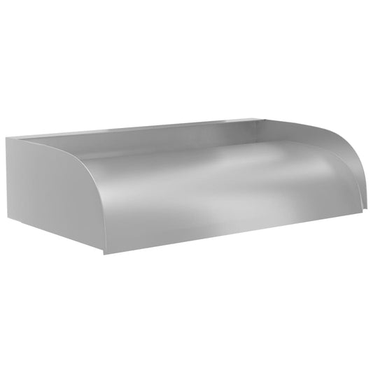 vidaXL Waterfall Silver Stainless Steel 304 Medium Decorative Inlays