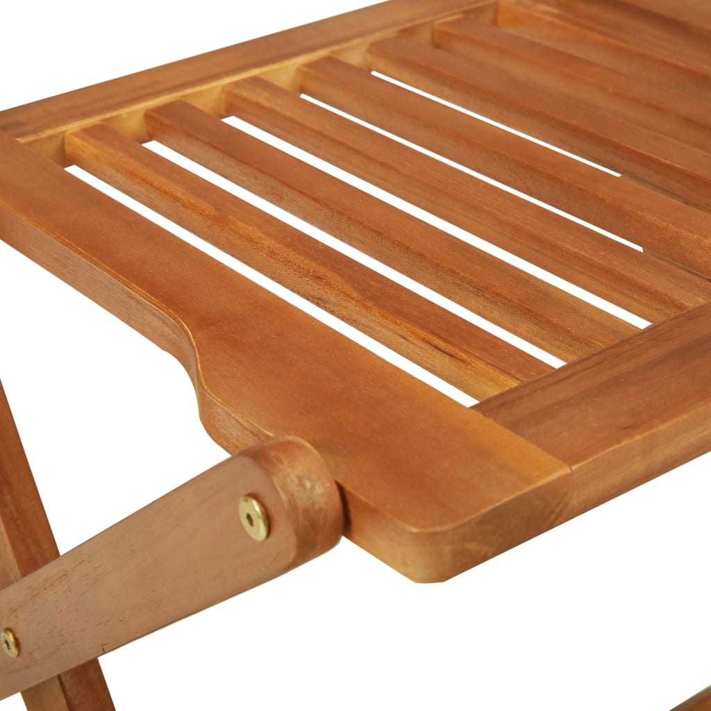 Garden Dining Set | Natural wood | Solid acacia wood | Compact