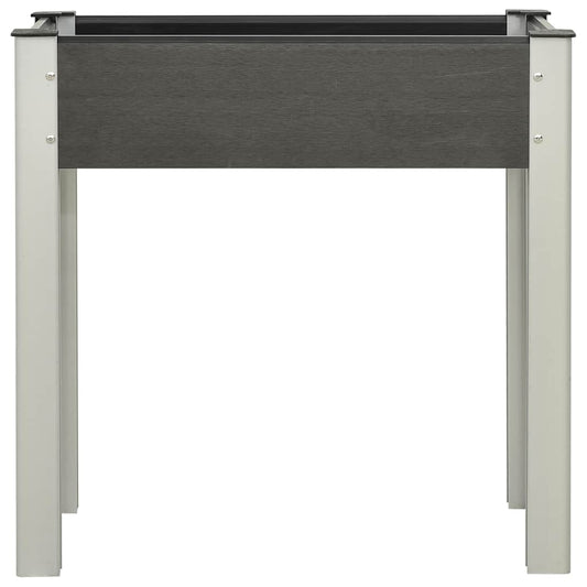 Raised Bed | Grey | Wood-plastic composite, steel, aluminium | Medium