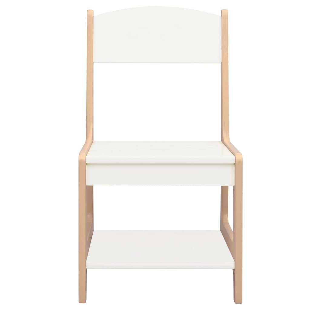 Kids Table and Chair | Light Beige | MDF | Child-sized | Storage