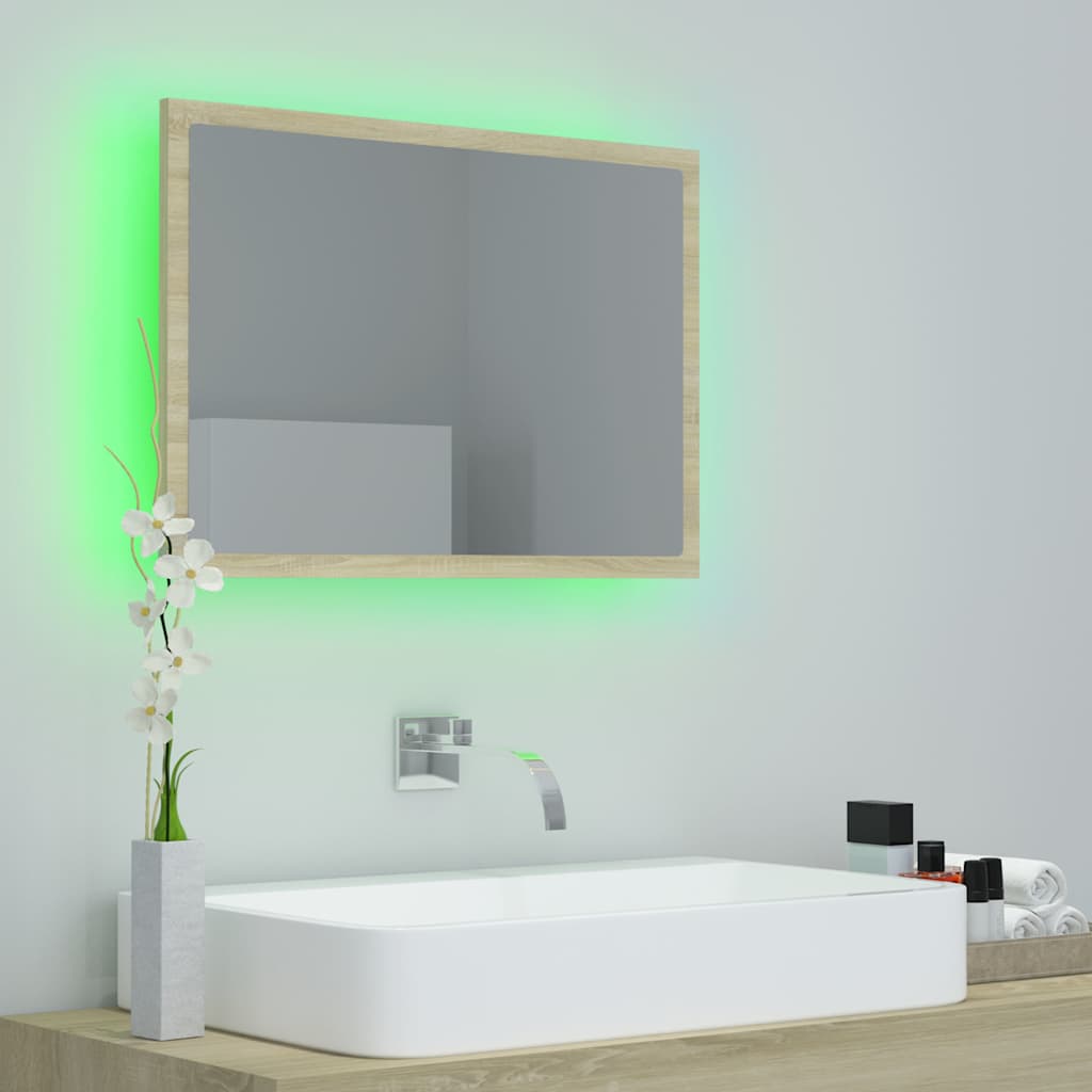Mirror | Sonoma Oak | Engineered wood, acrylic | 60x37cm
