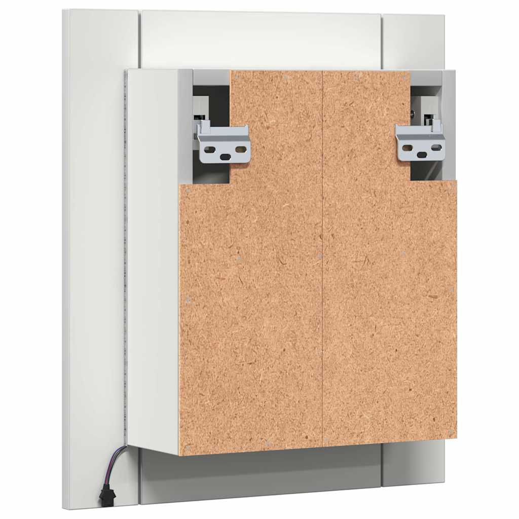 Led Mirror Cabinet | White | Engineered wood, Acrylic | 40x12x45 cm