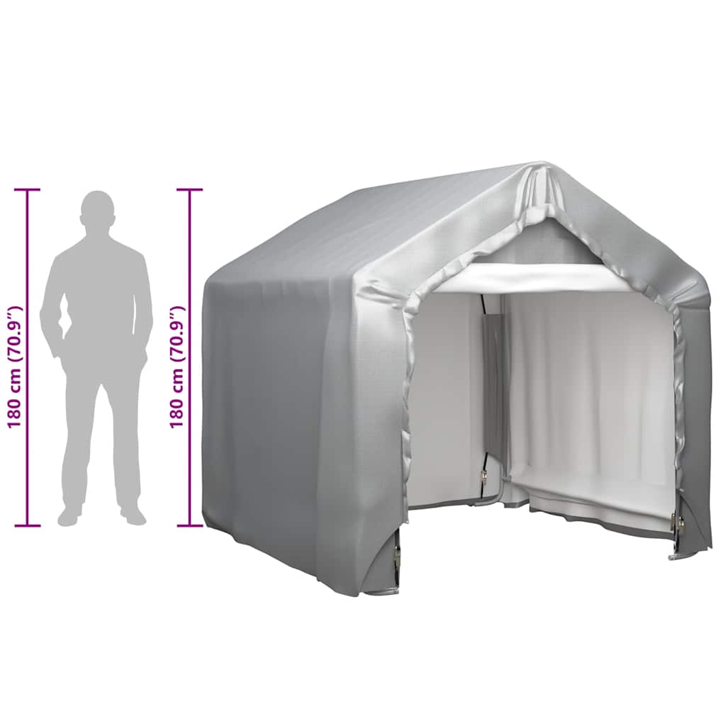 Tent | Grey | Polyethylene (PE), Galvanised Steel | Medium | Collapsible