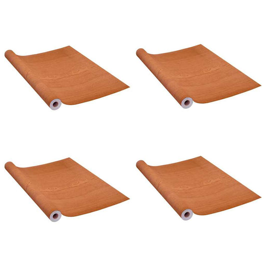 Door Film | Set of 4 | Light Oak | PVC | 210 x 90 cm