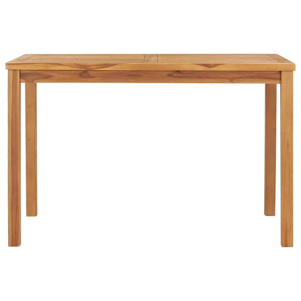 5 Piece Garden Dining Set 120x70 cm Solid Teak Wood