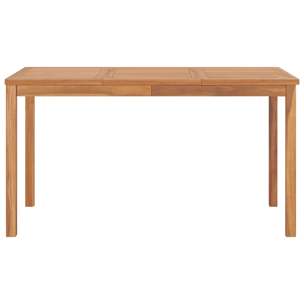 Garden Dining Set | Warm wood color | Fine sanded teak hardwood | Medium