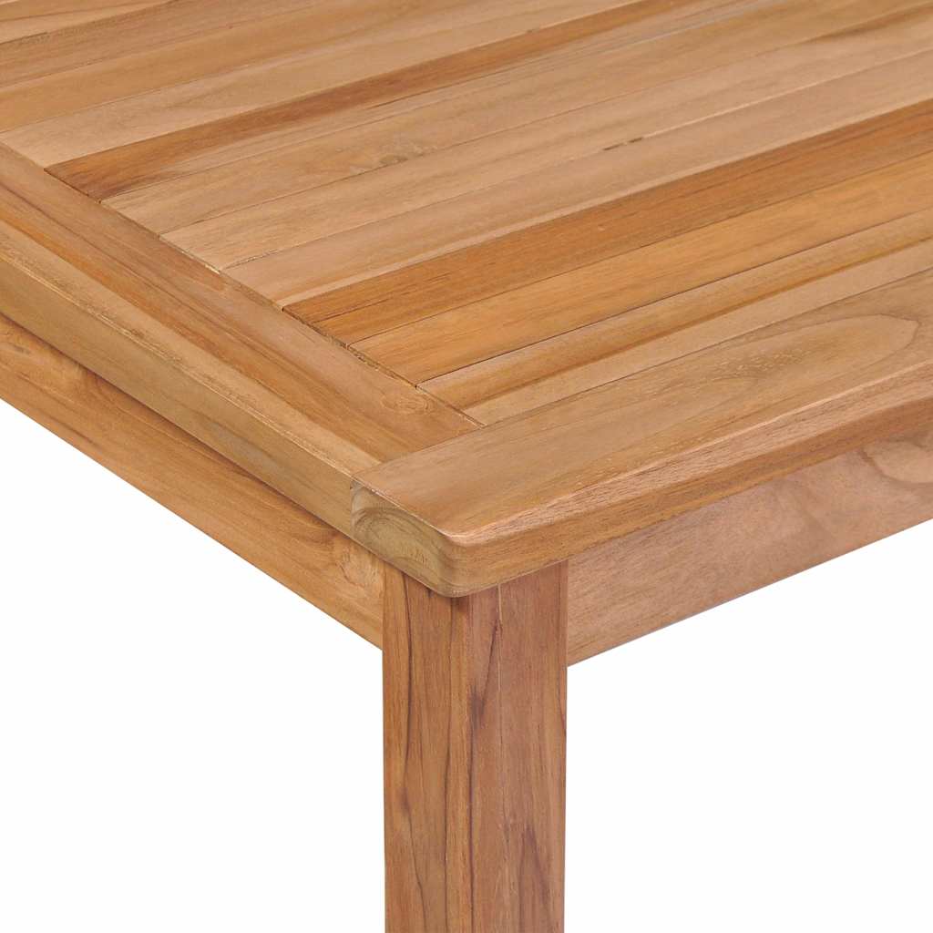 7 Piece Garden Dining Set 200x100 cm Solid Teak Wood