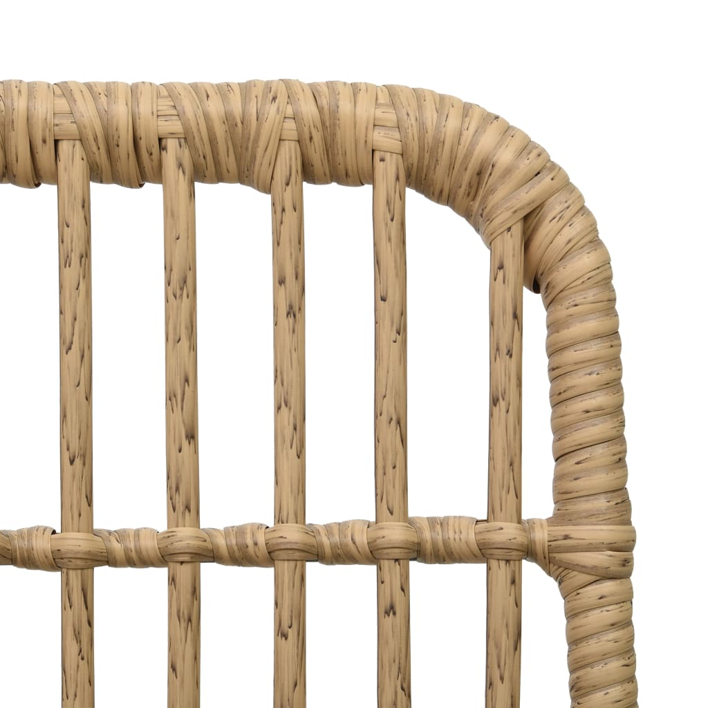 Dining Set | Oak | Poly rattan | 7 Piece Set | Stackable | Dining Set